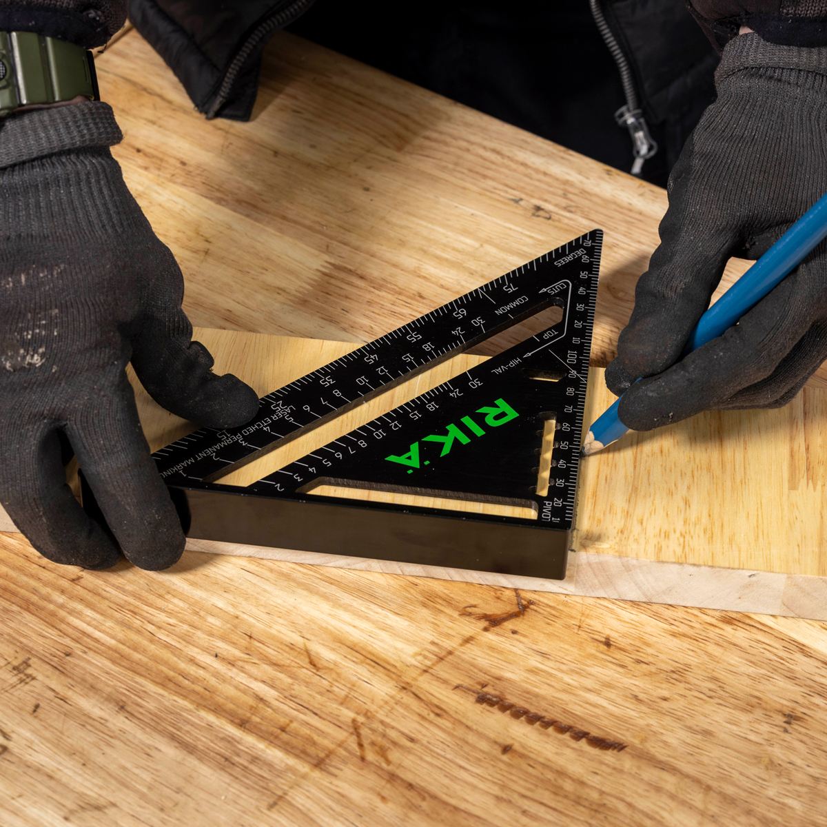 Rikä 7in (177mm) Professional Metric Rafter Square